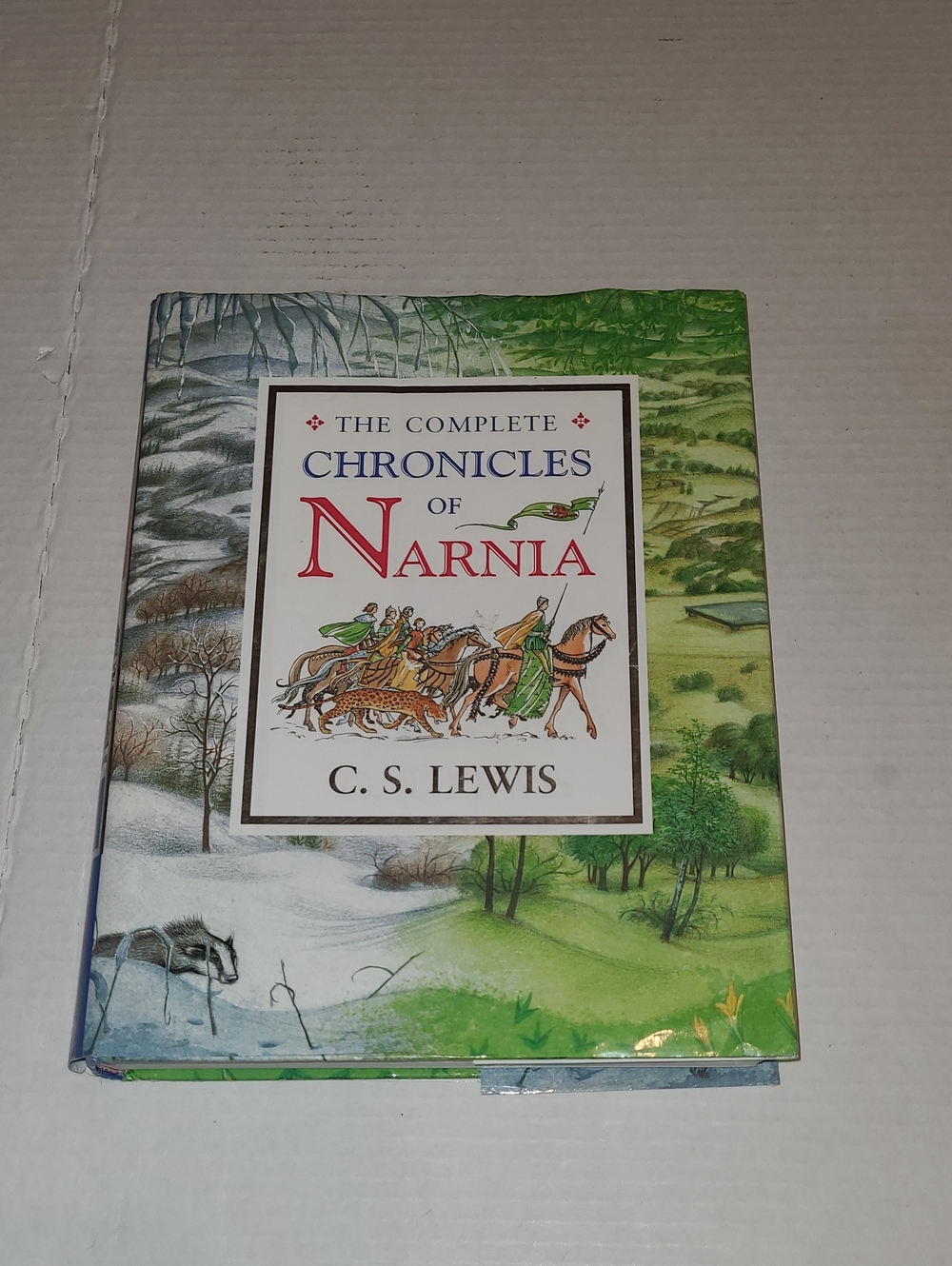 C.S. Lewis The Complete Chronicles of Narnia - Green Cover
